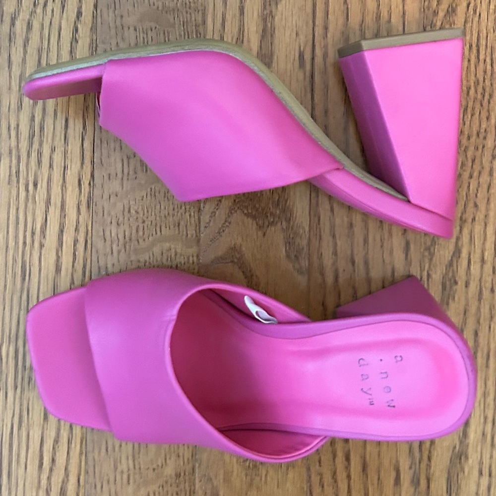 Womens heeled sandal, A New Day, sz 5 1/2